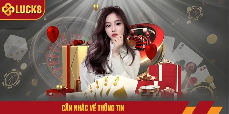 Cân nhắc về thông tin